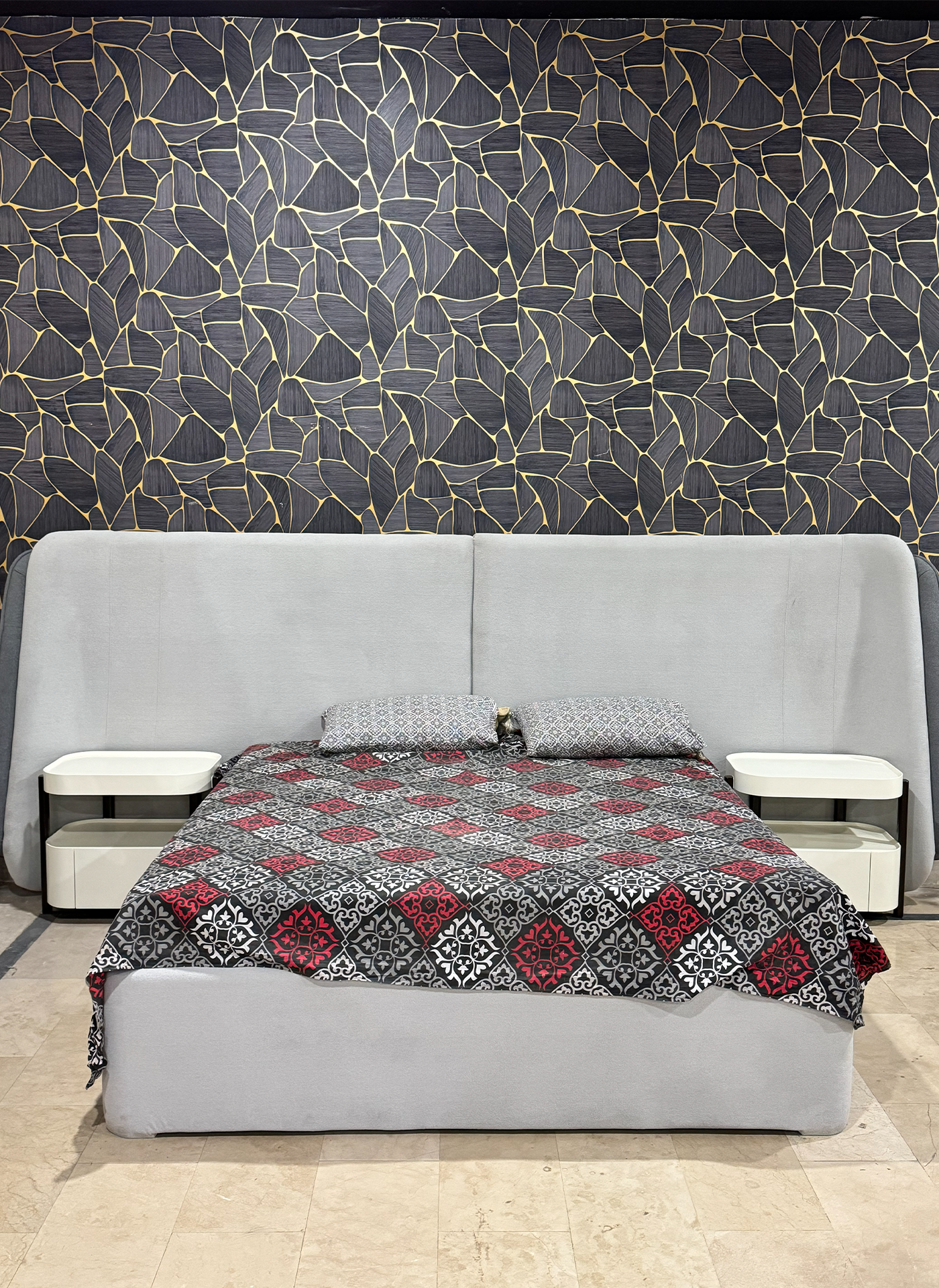 Bed Set Curve Modern