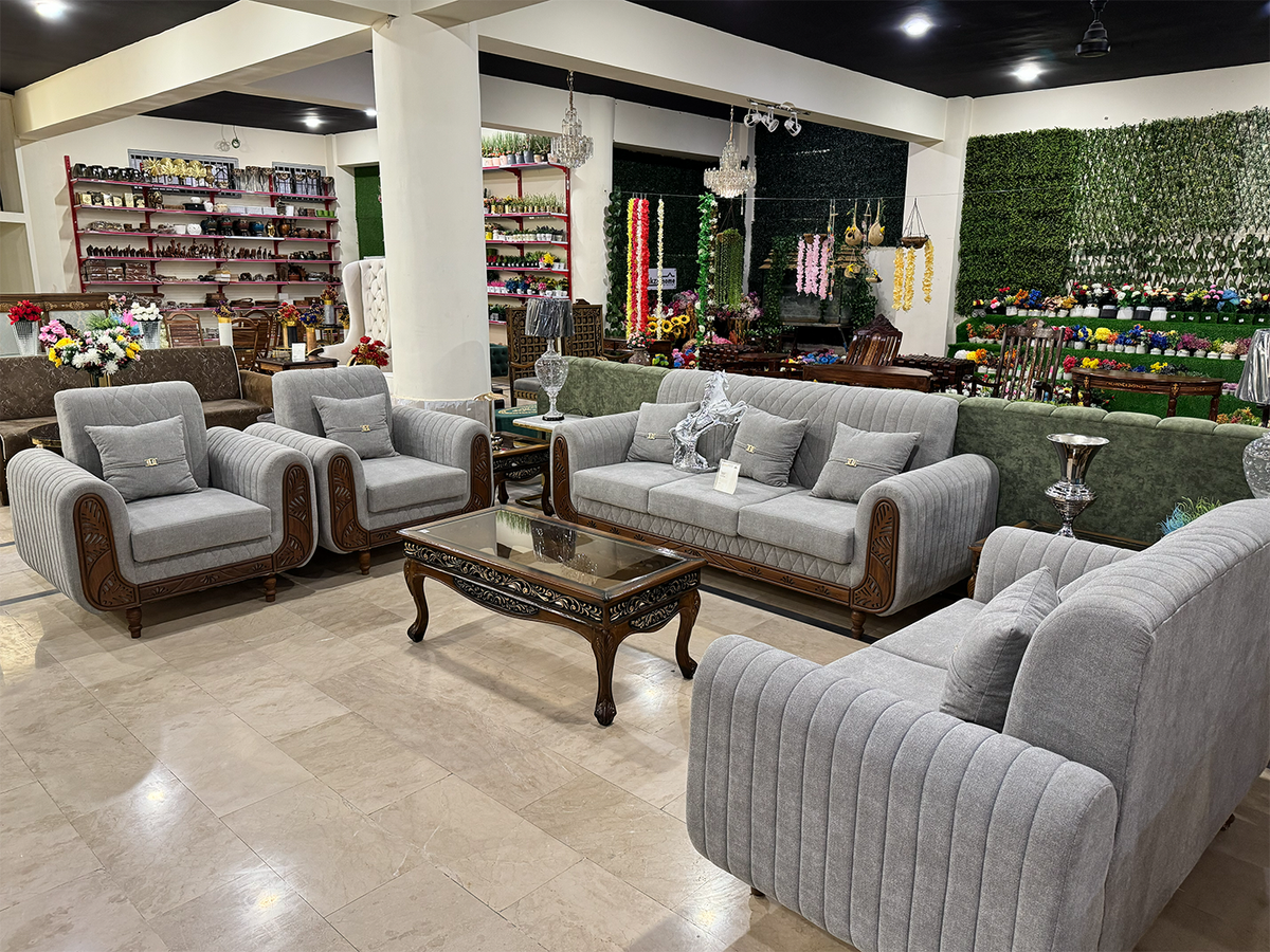 Gray sofa