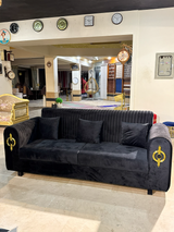 Velvet sofa
