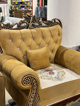 Chinoti golden sofa