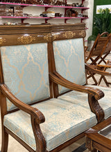 Chair set walnut
