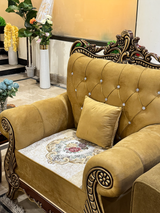 Chinoti golden sofa