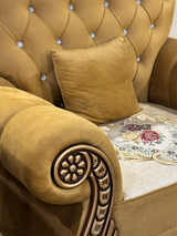 Chinoti golden sofa