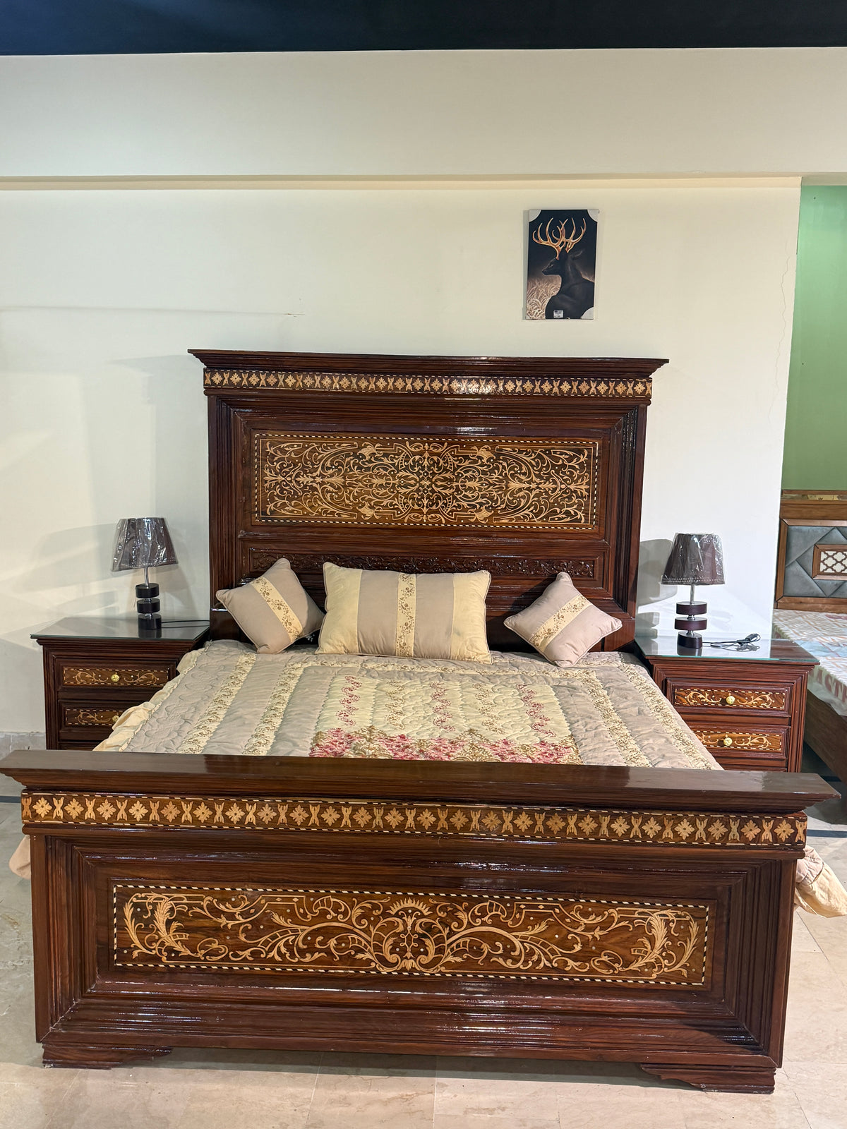 Bed Set Sheesham