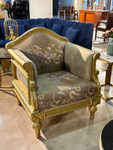 6-seated golden sofa
