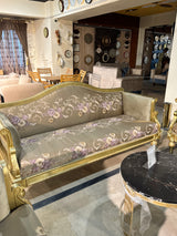 6-seated golden sofa