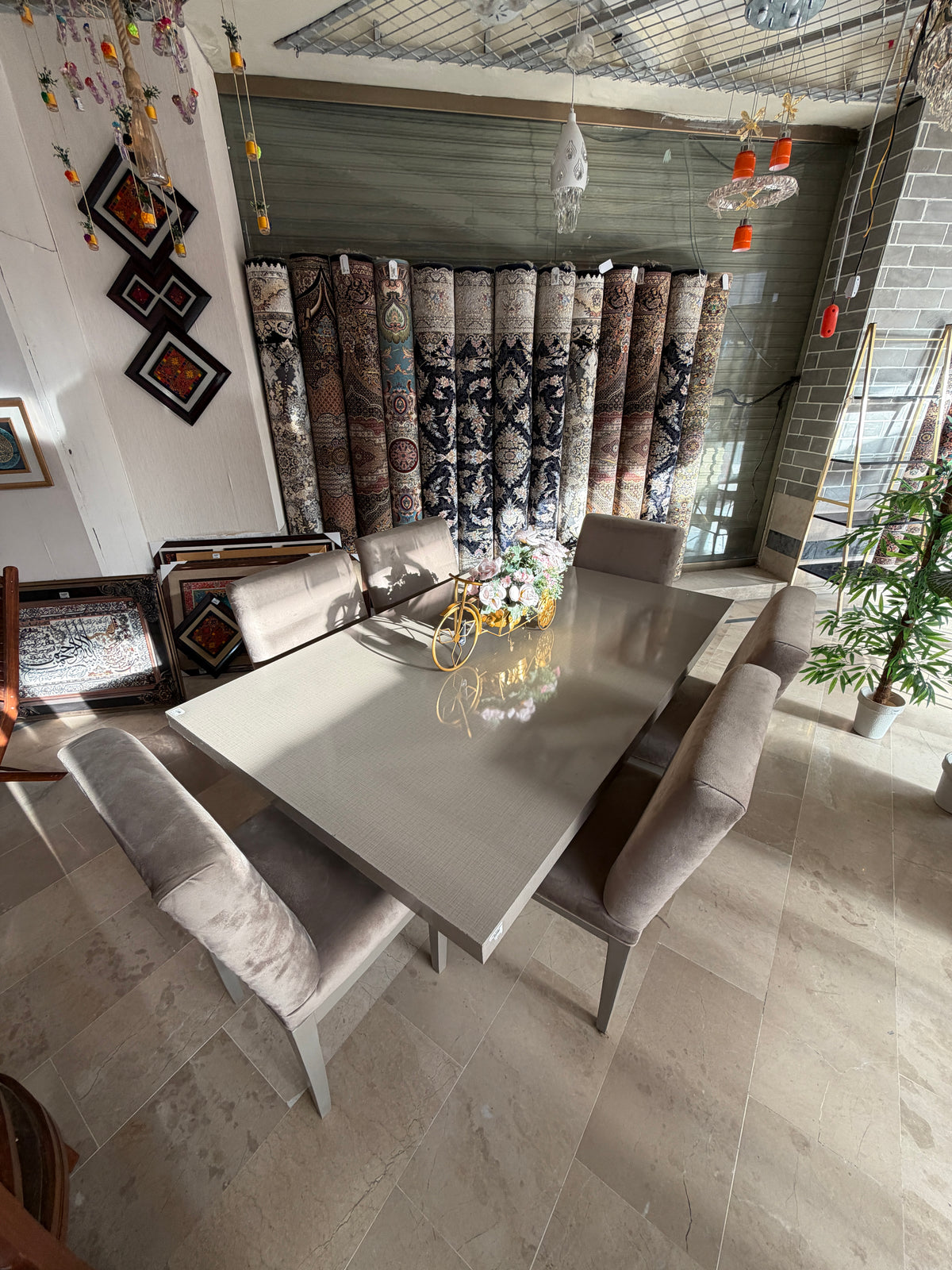 Dining set gray