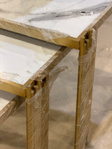 Modern Gold Nesting Side Tables
