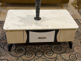 Modern UV Sheet Marble-Top  Center Table