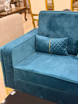 Blue 3 seater