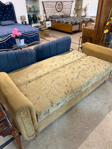 Golden sofa cumbed