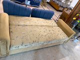 Golden sofa cumbed